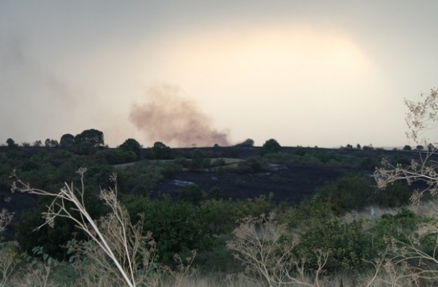 Бедствено положение в Харманлийско заради голям пожар