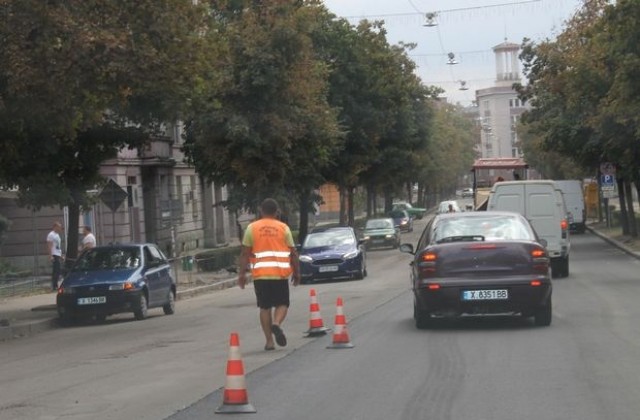 Временна организация на движение за кръстовището на Трети март в Димитровград