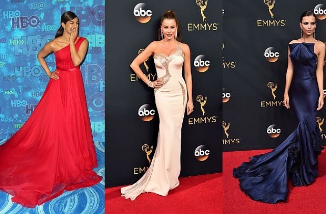 Какво облякоха най-стилните звезди на наградите Еми (СНИМКИ)