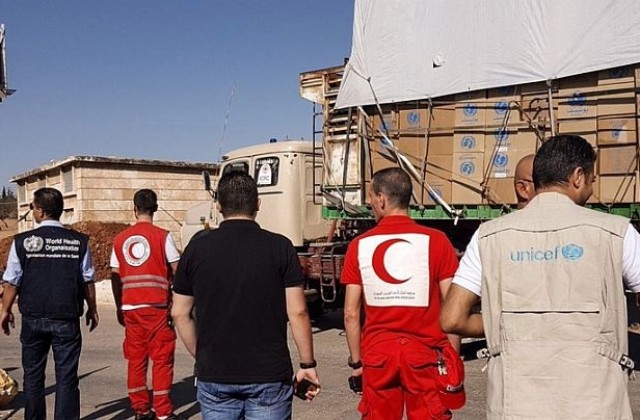 Русия: Хуманитарният конвой в Сирия се е запалил, не е бил обстрелван