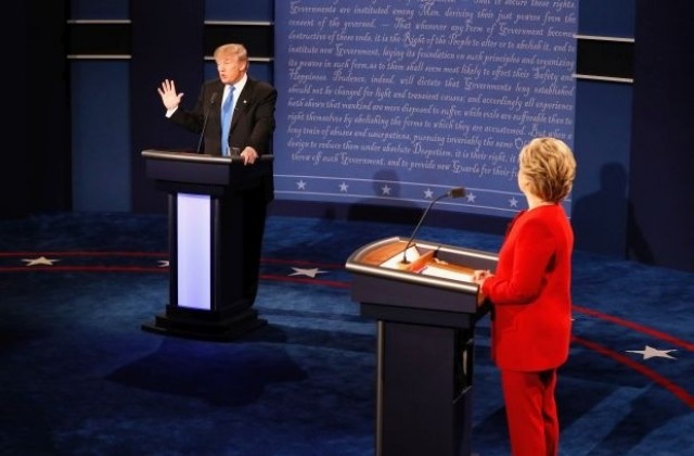 Рекордни 80,9 милиона зрители са гледали първия телевизионен дебат Клинтън-Тръмп