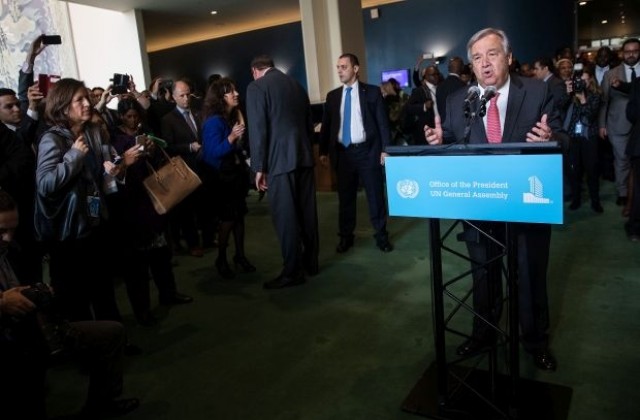 Германия, Русия и Франция поздравиха новоизбрания генсек на ООН