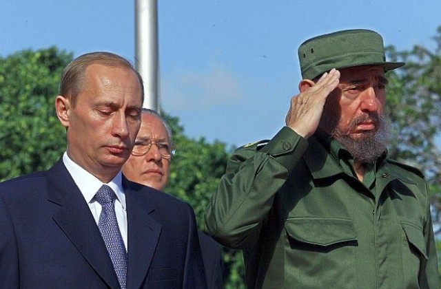 Путин няма да отиде на погребението на Фидел Кастро