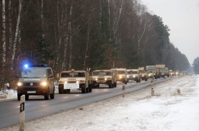 Американски войски и танкове се разполагат в Източна Европа (СНИМКИ)