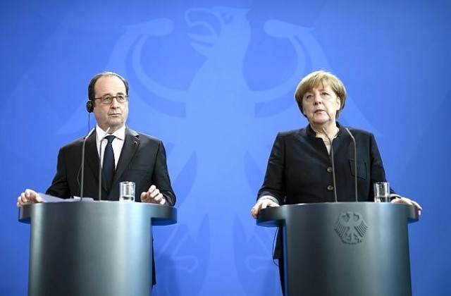 Меркел и Оланд призоваха европейците към единство