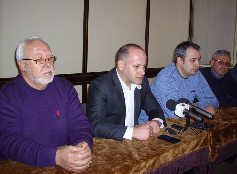 /отляво-надясно/ Тодор Моралийски, Радан Кънев, Мирослав Георгиев и Драгомир Цукев