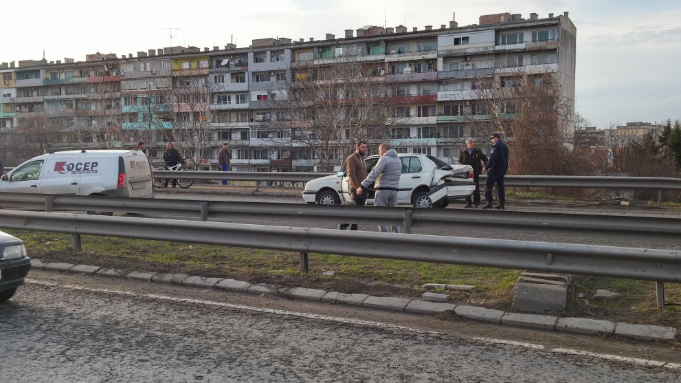 Една от катастрофите стана на бул. "България"