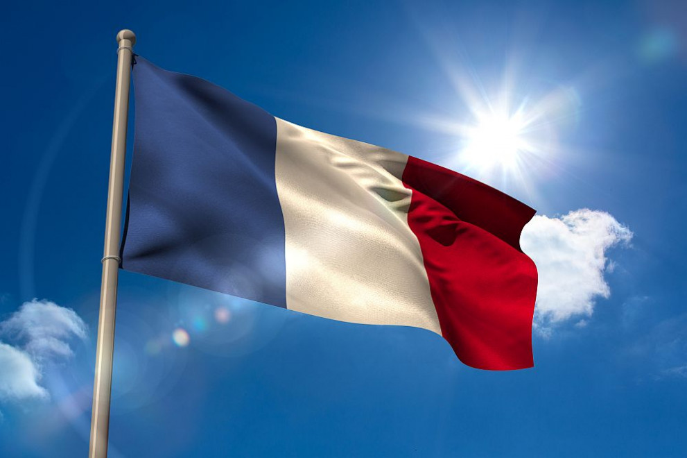 Франция знаме