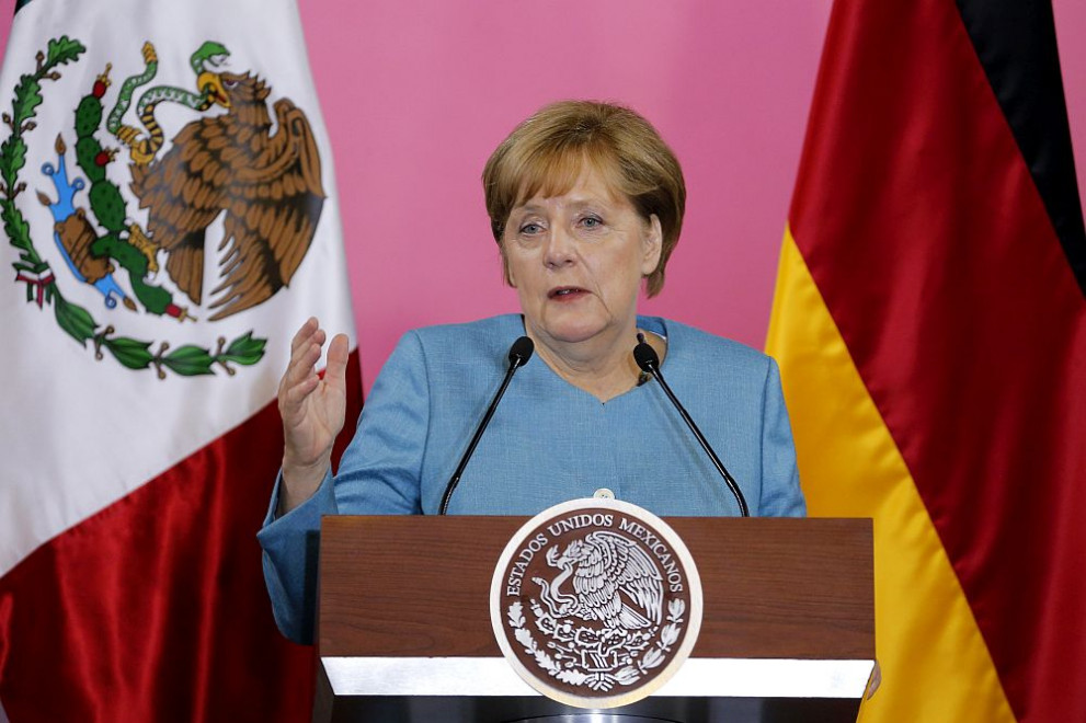 Германският канцлер Ангела Меркел е на визита в Мексико