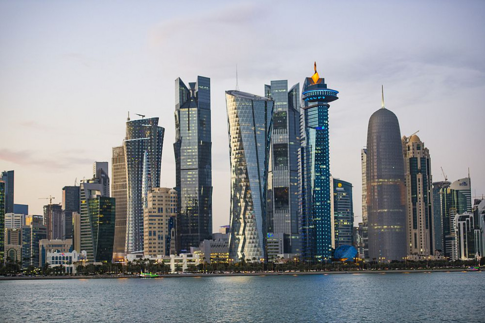 Изглед към столицата на Катар - Доха