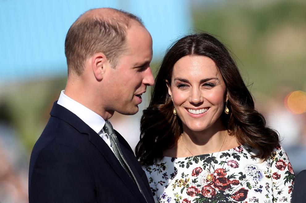  Британският принц Уилям и брачната половинка му Кейт посетиха Европейския център 