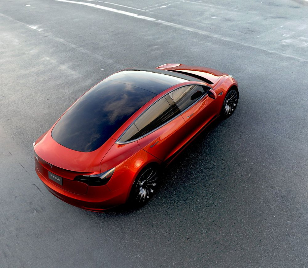  Model 3 на Tesla 
