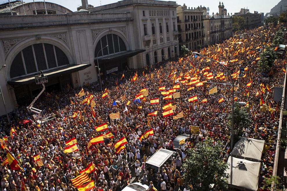 протест Каталуния