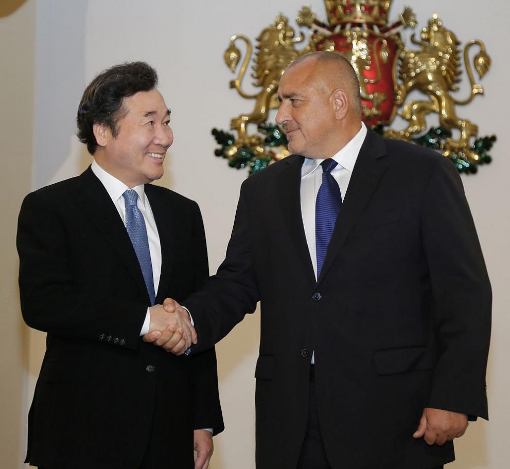  Премиерът Бойко Борисов се срещна с премиера на Република Корея И Нак-йон 
