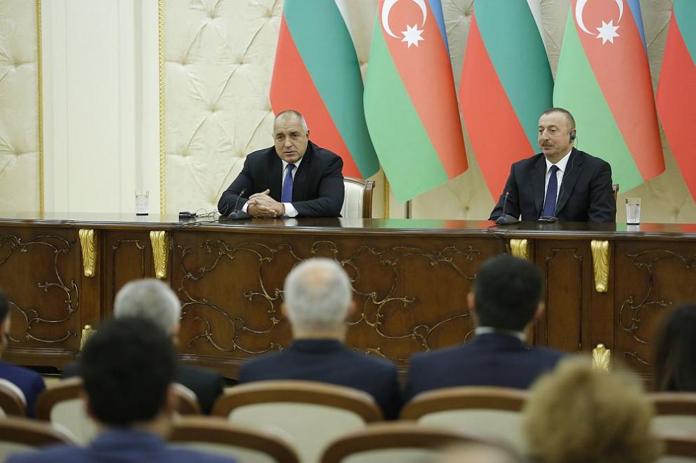 Премиерът Бойко Борисов се срещна с президента Илхам Алиев при посещението си в столицата на Азербайджан Баку