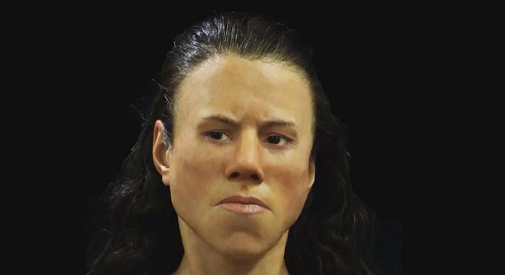 Лицето на гръцка девойка, живяла преди 9000 години