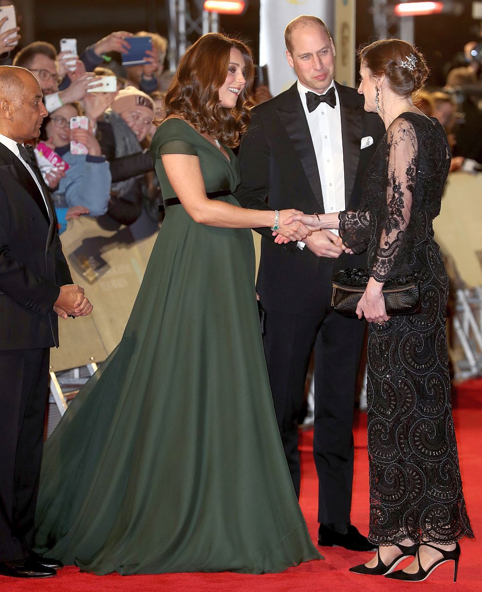  Принц Уилям и херцогиня Катрин бяха почетни посетители на премиите БАФТА 