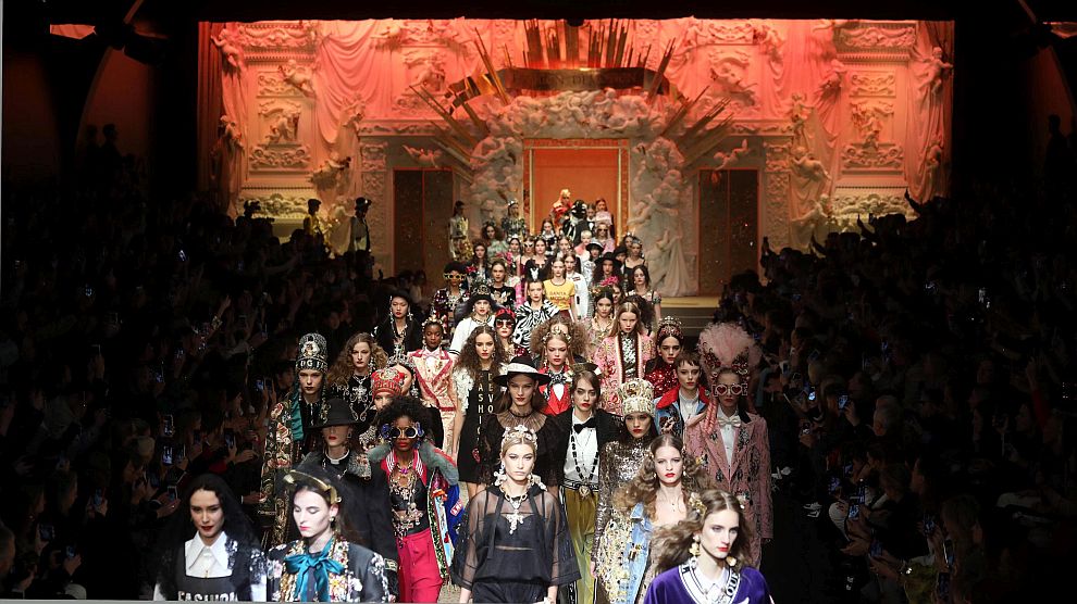 Долче и Габана на Седмицата на модата в Милано