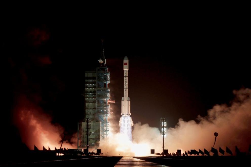 „Тянгун -1“ беше изстреляна в околоземна орбита през 2011 г.