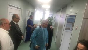Министърът на здравеопазването на инспекция в морския Пирогов