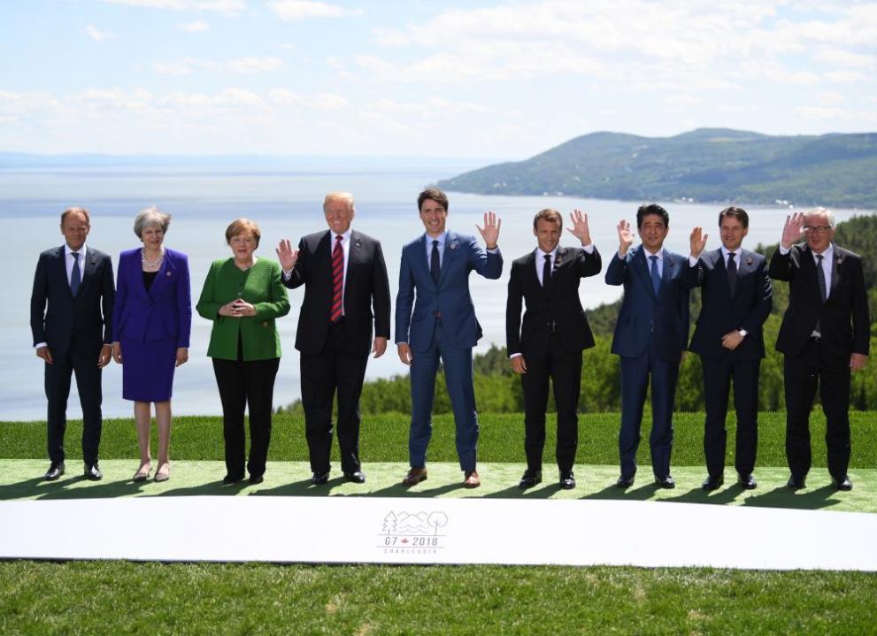 Г7 Канада Квебек обща снимка