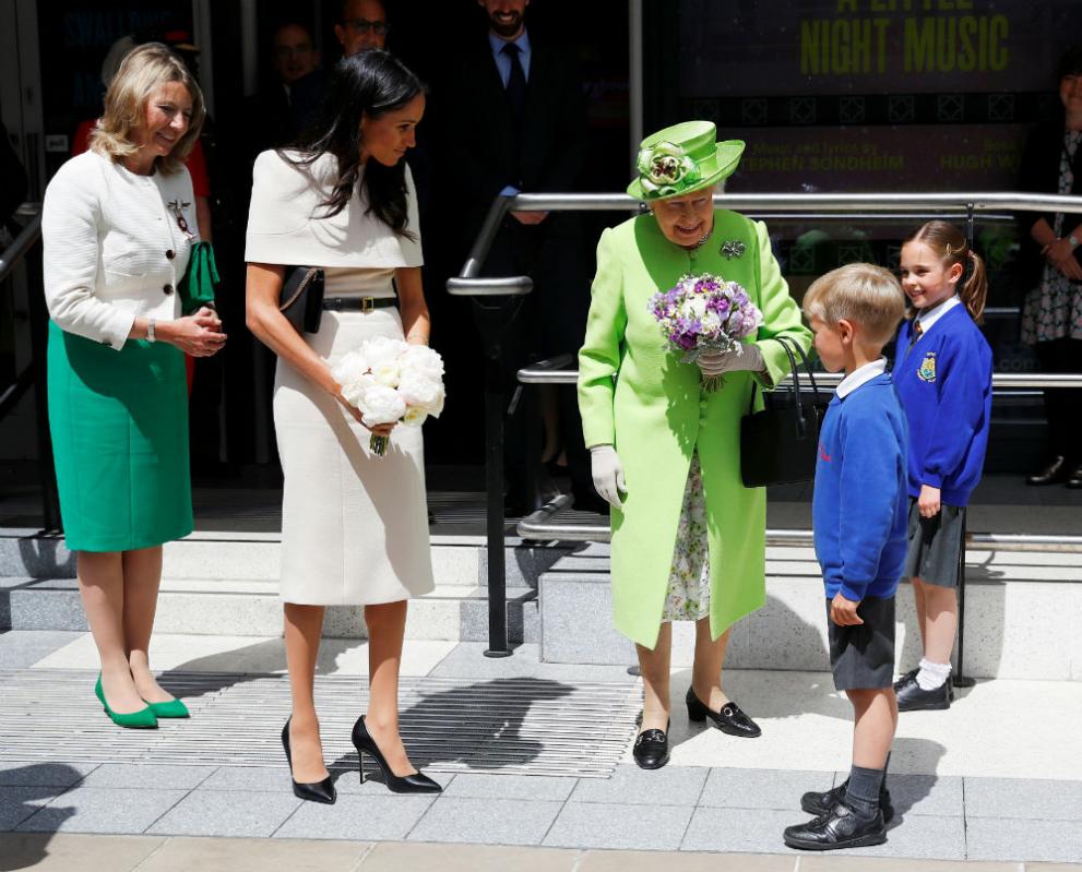  Първият формален взаимен ангажимент с кралицата на херцогинята на Съсекс Меган, 14 юни 2016 година 