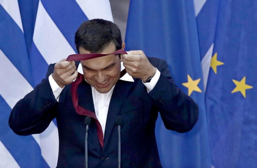  Гръцкият министър председател Алексис Ципрас 