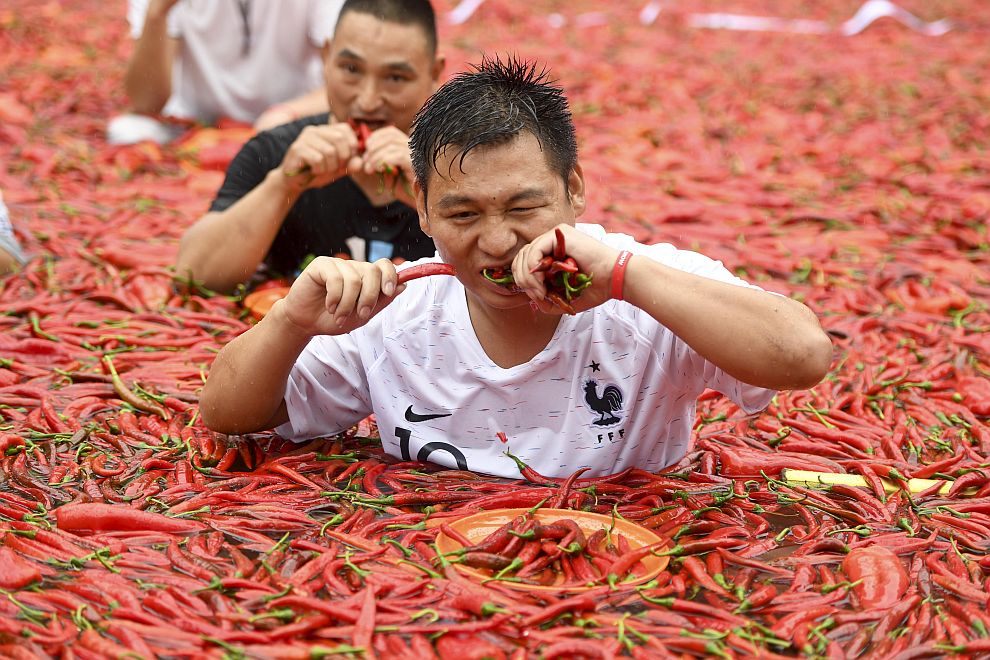 Фестивалът на лютата чушка се проведе в китайската провинция Хунан