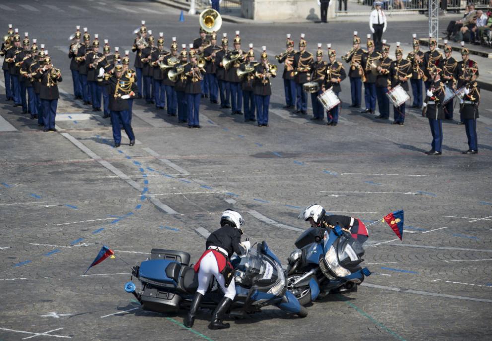  Военен церемониал в Париж за националния празник на Франция 