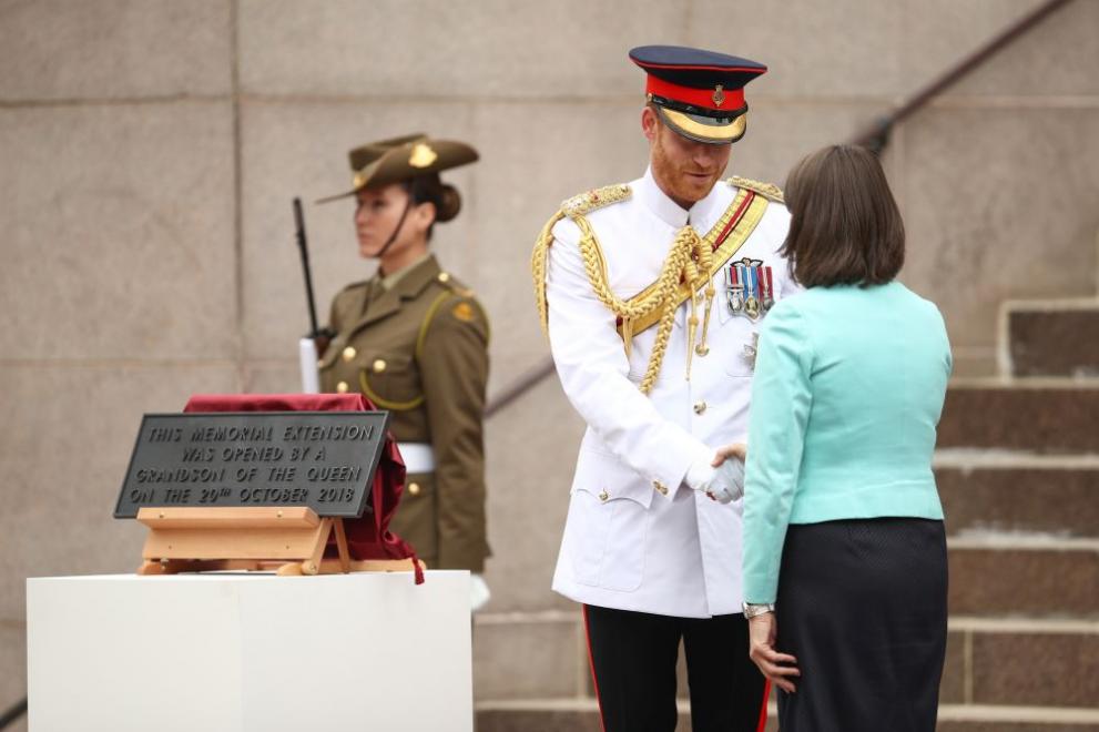  Принц Хари откри освежен мемориал в Австралия 