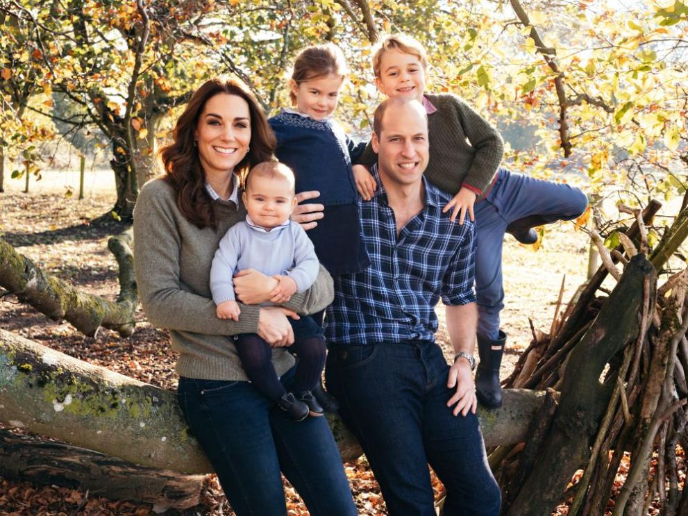 Принц Уилям, херцогиня Катрин и децата им Джордж, Шарлот и Луи