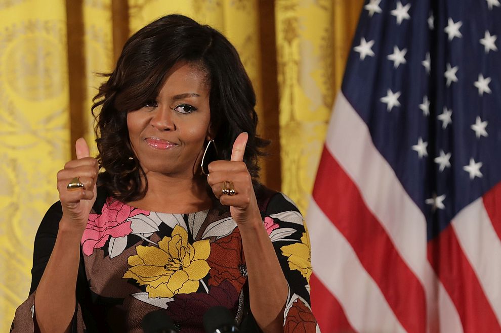 Обаятелната Мишел Обама - любимата първа дама на американците
