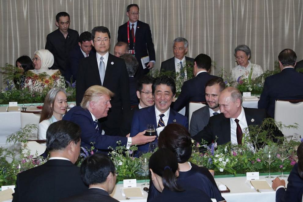  Вечеря за водачите на Г20 в Осака 