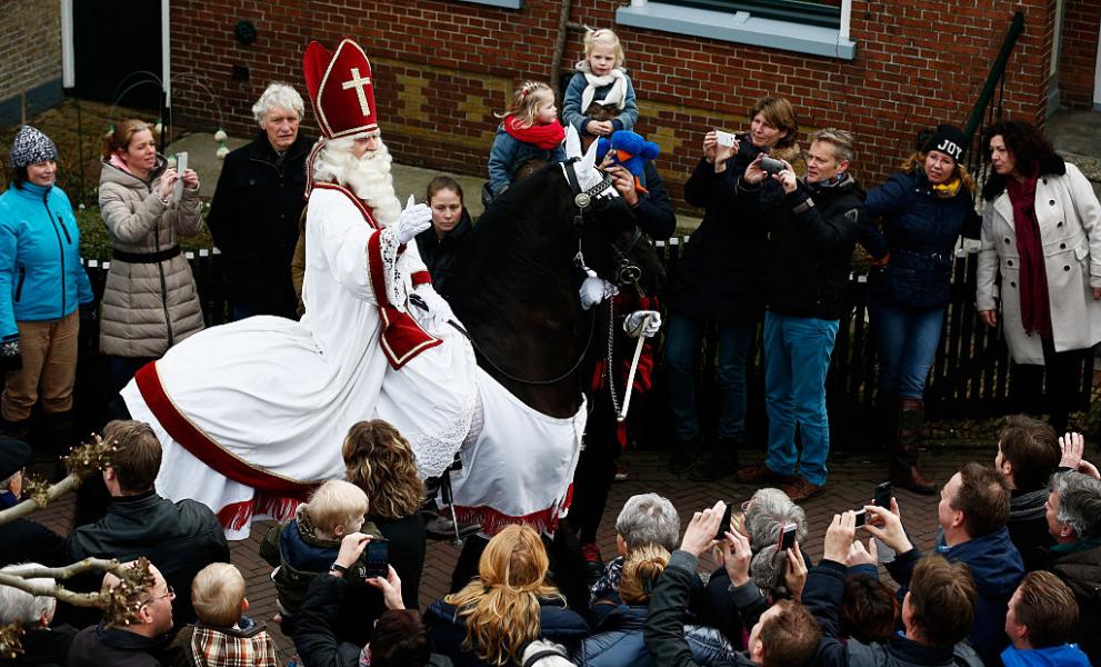 Синтерклас, нидерландският Дядо Коледа. Снимката е архивна.