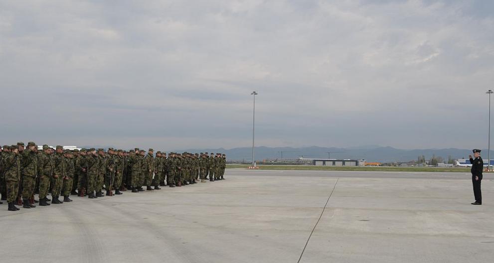  Военнослужещите от 39-ия български боен контингент 