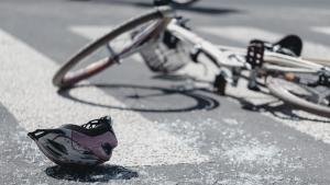 колело пътен инцидент колоездач