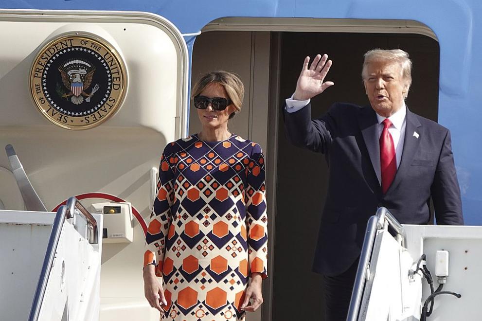 Доналд Тръмп и Мелания Тръмп си тръгнаха от Белия дом на 20 януари