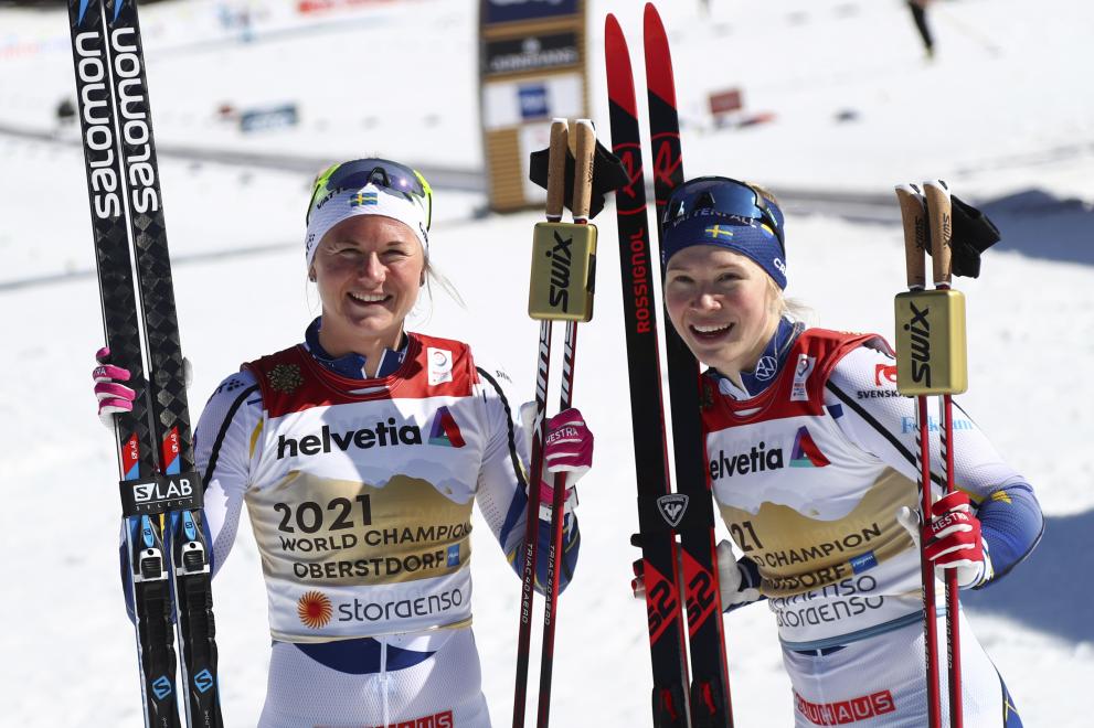 На Мая Далквист (вляво) в Швеция възлагат големи надежди за медали, затова флиртът й с американец разтревожи отбора