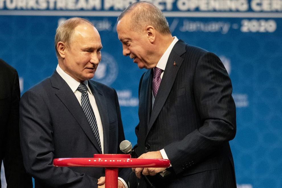Владимир Путин и Ердоган