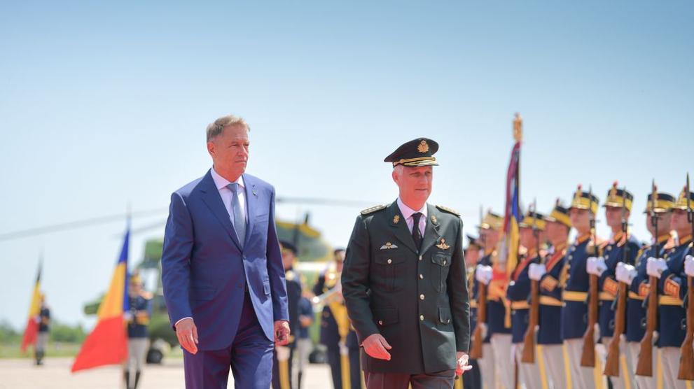 Белгийският крал Филип и румънският президент Клаус Йоханис