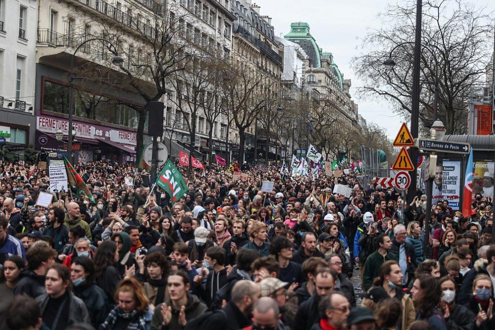  Франция митинги 