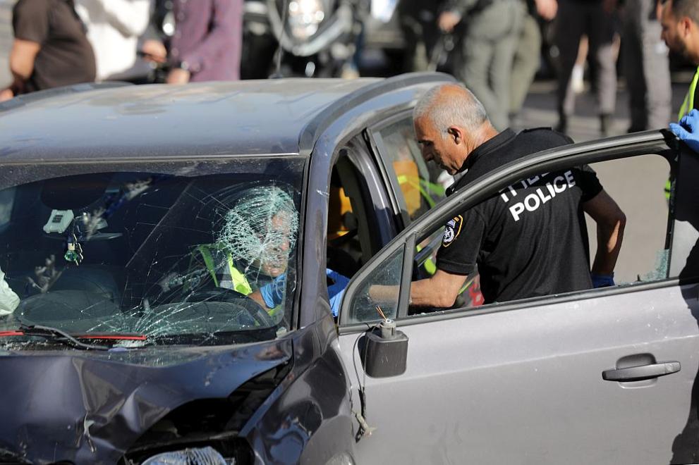  кола пешеходци офанзива Йерусалим 