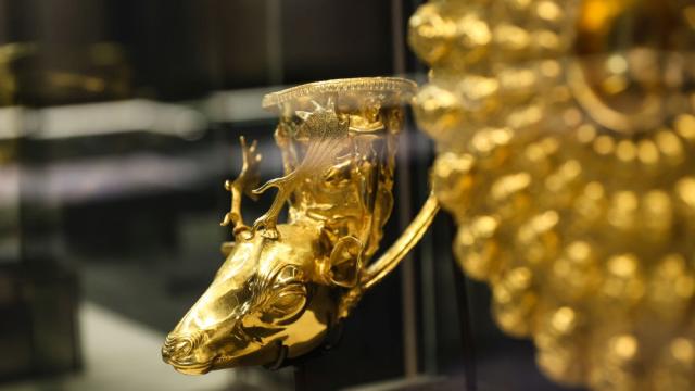 Изкуство от злато: Вижте копието на Панагюрското съкровище (ГАЛЕРИЯ)