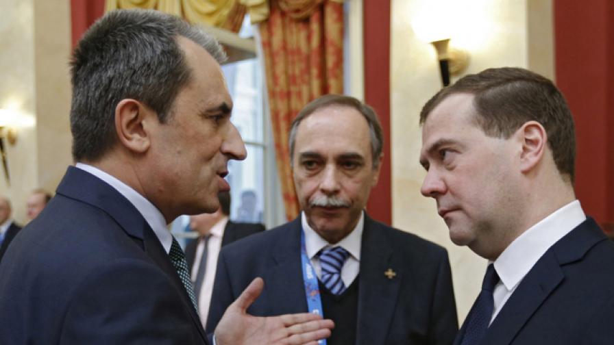 Орешарски се срещна с Медведев в Сочи