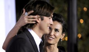 Деми Мур и Аштън Къчър, докато все още бяха семейство