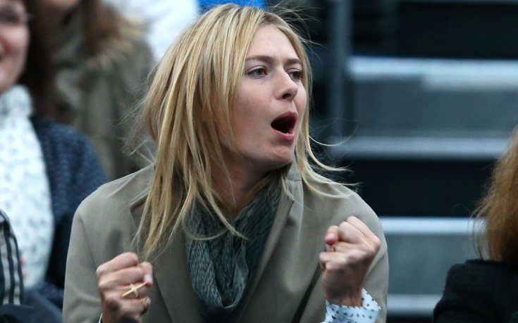 Маша дере гърло за Гришо на корта в Лондон