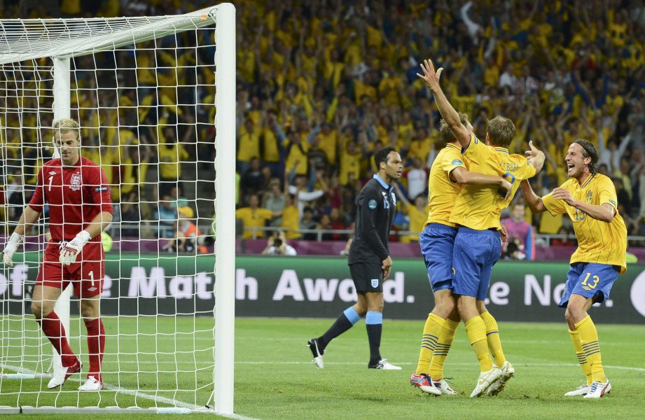 Англия изхвърли Швеция от Евро 2012 и гледа към четвъртфиналите1