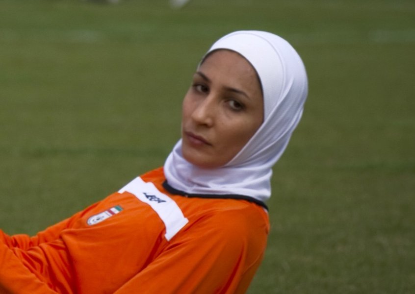 Женският национален отбор по футбол на Иран проведе тренировка на1