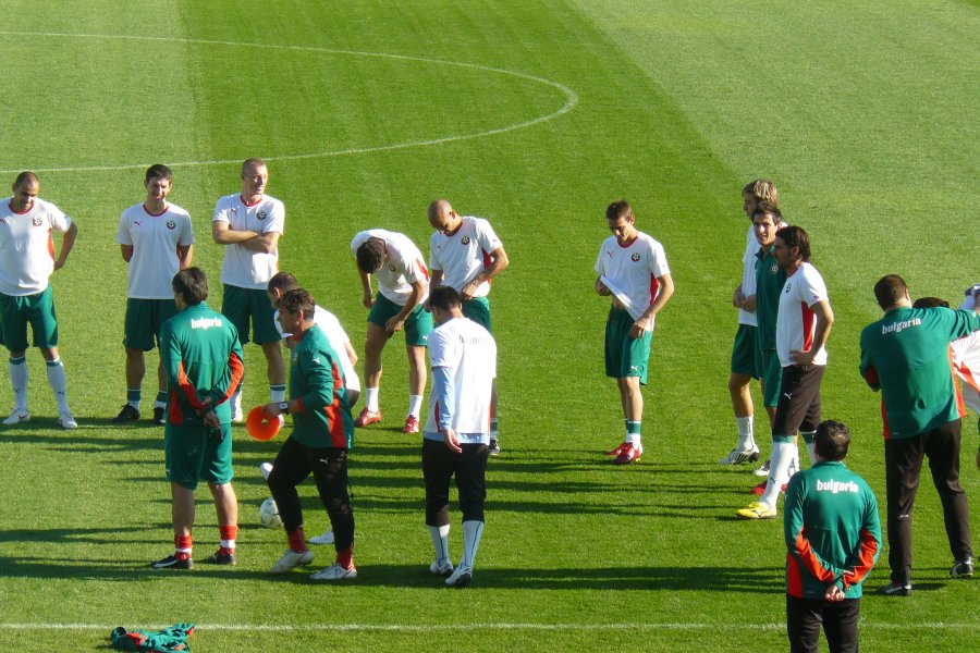 Националният отбор тренира преди мача с Кипър1