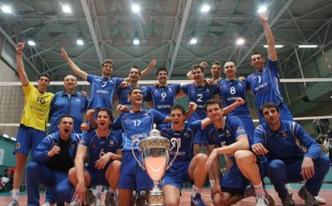 Волейболният Левски е шампион на България!